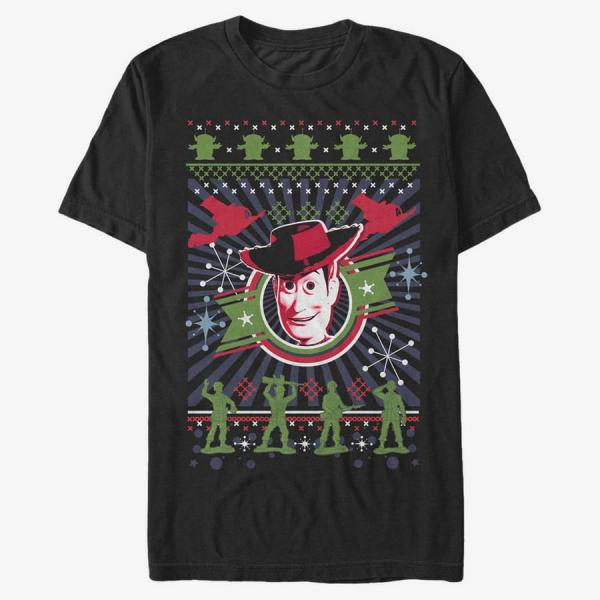 Tričko Merch Pixar Toy Story 1-3 - Winter Stitches Unisex T-Shirt Black S