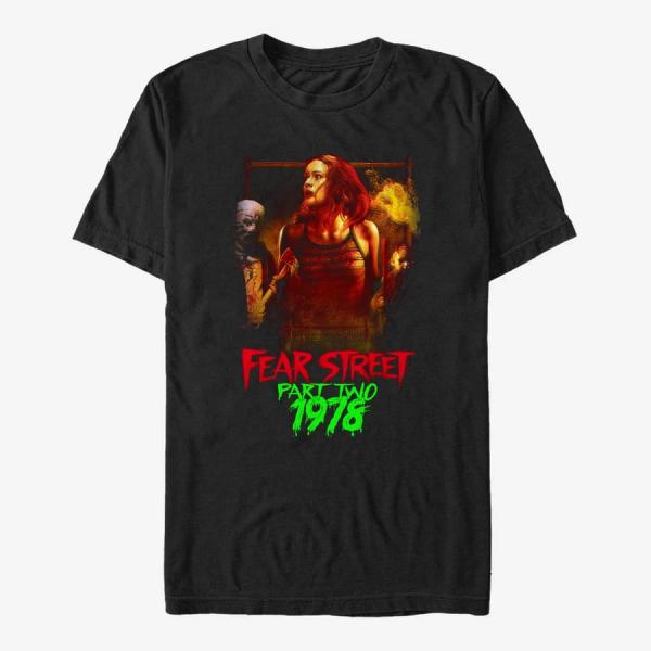Tričko Merch Netflix Fear Street - Fire Poster Unisex T-Shirt Black L