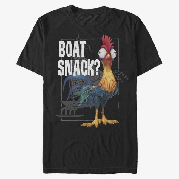 Tričko Merch Pixar Moana - Boat Snack Unisex T-Shirt Black XXL