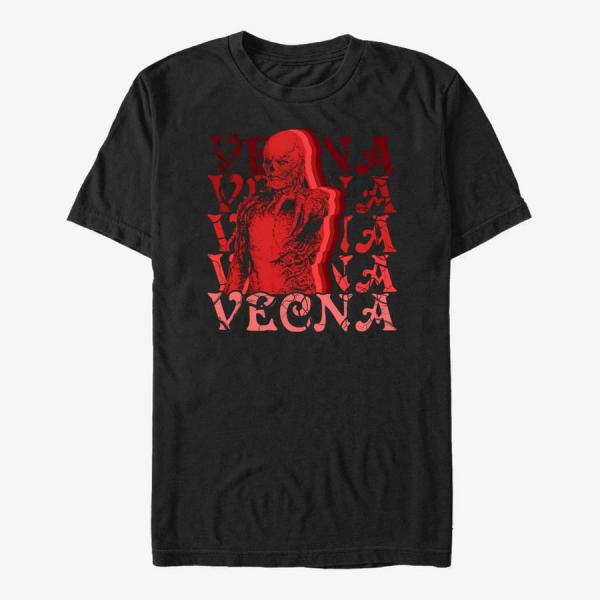 Tričko Merch Netflix Stranger Things - Vecna Stack Unisex T-Shirt Black M