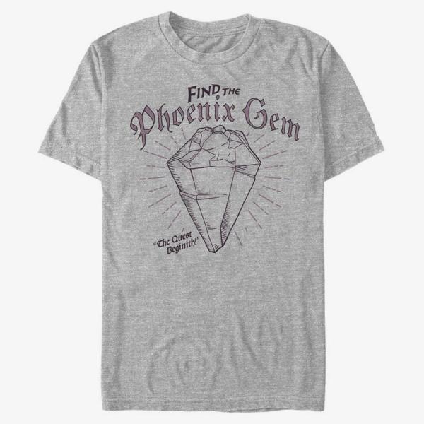 Queens Pixar Onward - Pheonix Gem Unisex T-Shirt Heather Grey