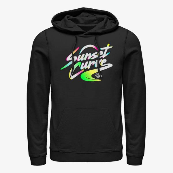 Mikina Merch Netflix Julie And The Phantoms - Sunset Curve Logo Unisex Hoodie Black S