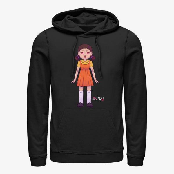 Mikina Merch Netflix Squid Game - SG Doll Unisex Hoodie Black S