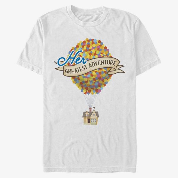 Queens Pixar Up - Her Greatest Adventure Unisex T-Shirt White
