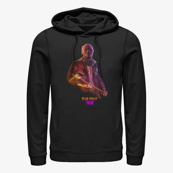 Queens Netflix Fear Street - Camp Knightwing Killer Unisex Hoodie Black