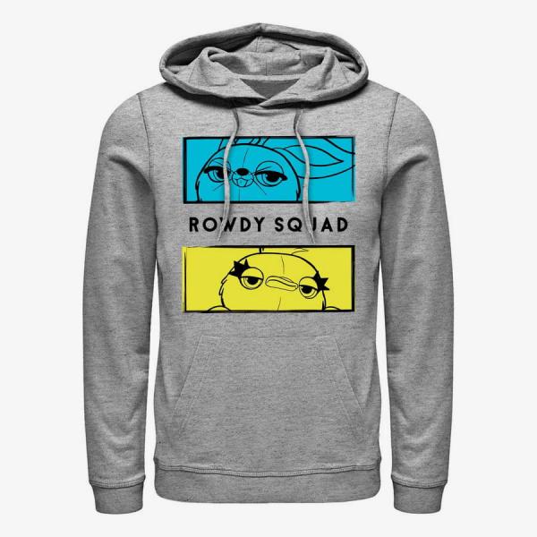 Queens Pixar Toy Story - Rowdy Boxes Unisex Hoodie Heather Grey