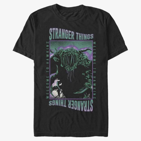Tričko Merch Netflix Stranger Things - Monster Things Unisex T-Shirt Black S