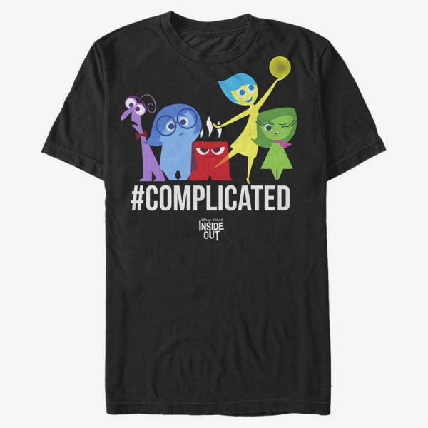 Tričko Merch Pixar Inside Out - Complicated Unisex T-Shirt Black L