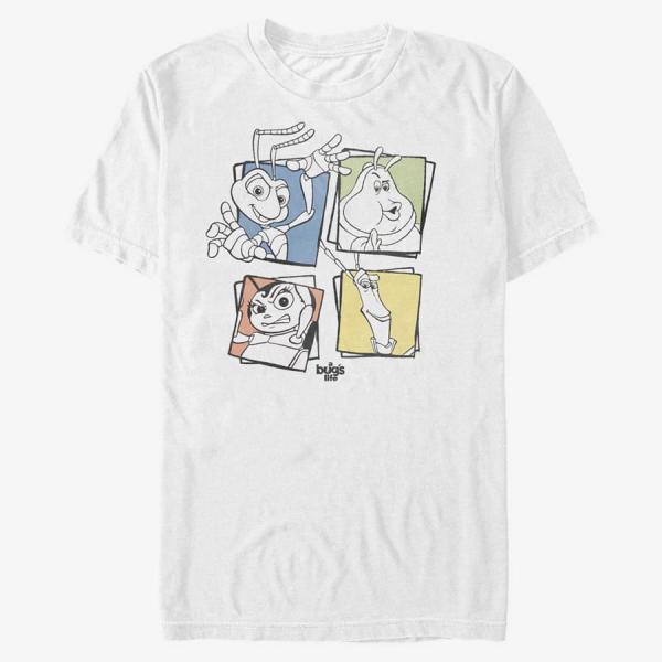 Tričko Merch Pixar A Bug's Life - Four Up Unisex T-Shirt White S