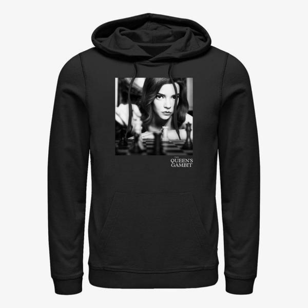 Queens Netflix The Queen's Gambit - Checkmate Photo Real Unisex Hoodie Black