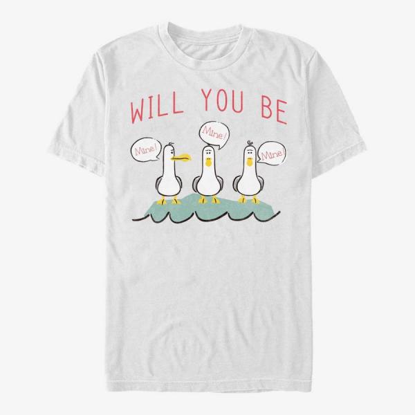 Tričko Merch Pixar Finding Nemo - Mine Mine Unisex T-Shirt White S