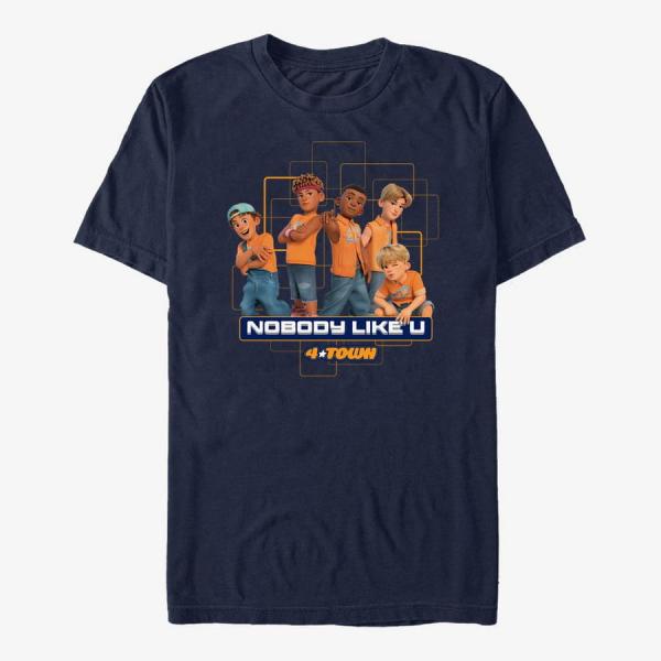 Queens Pixar Turning Red - Boy Blocks Unisex T-Shirt Navy Blue