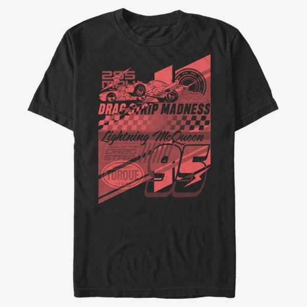 Queens Pixar Cars 2 - Layered McQueen Unisex T-Shirt Black