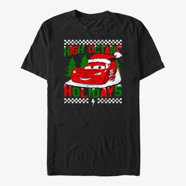Queens Pixar Cars 1-2 - High Octane Hollidays Unisex T-Shirt Black