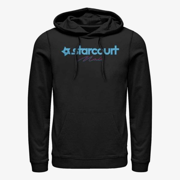Queens Netflix Stranger Things - Starcourt Logo Unisex Hoodie Black