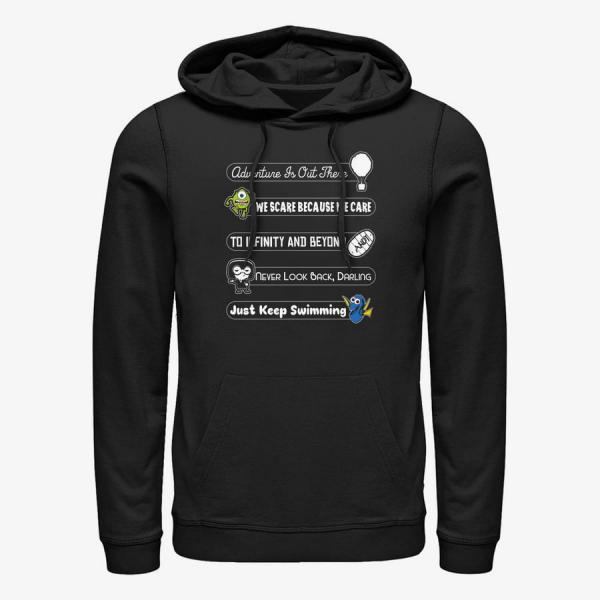 Mikina Merch Pixar Collection - Iconic Phrase Unisex Hoodie Black S
