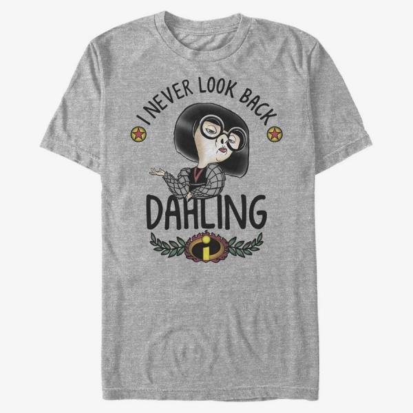Tričko Merch Pixar Incredibles - Dahling Simplified 2 Unisex T-Shirt Heather Grey S