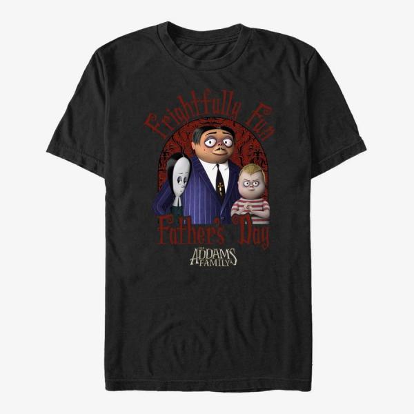 Tričko Merch MGM The Addams Family - Frightfully Fun Unisex T-Shirt Black M