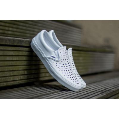 Vans Classic Slip-On (Cut Out Geo) True White