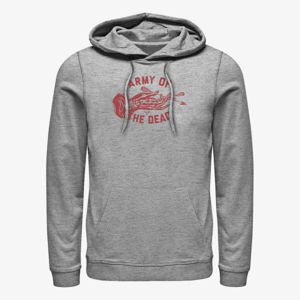 Queens Netflix Army Of The Dead - Arrows Logo Unisex Hoodie Heather Grey