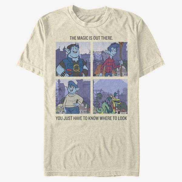 Tričko Merch Pixar Onward - MAGIC OUT THERE Unisex T-Shirt Natural S