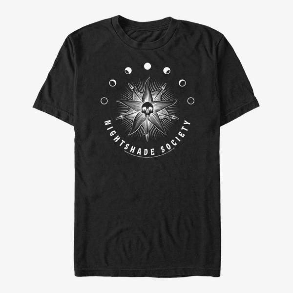 Tričko Merch MGM Wednesday - Nightshade Society Unisex T-Shirt Black XXL