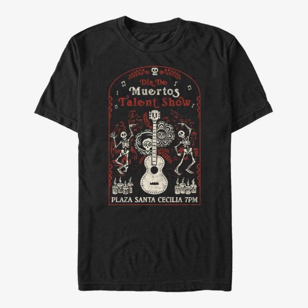 Tričko Merch Pixar Coco - Talent Show Unisex T-Shirt Black L
