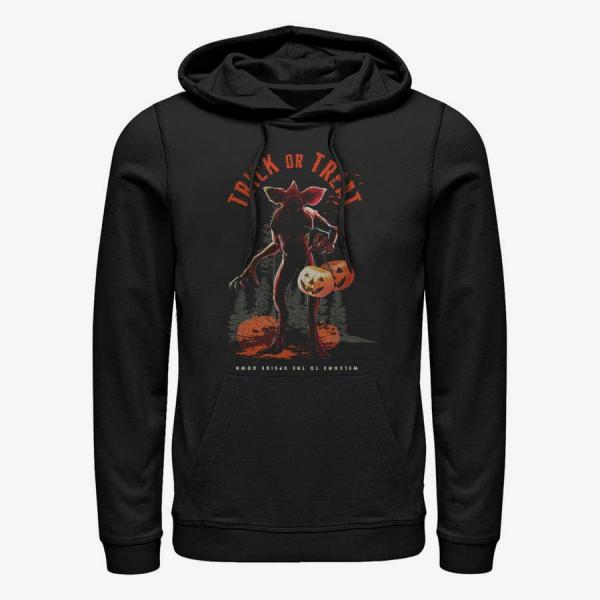 Mikina Merch Netflix Stranger Things - Trick Or Treating Demo Unisex Hoodie Black M