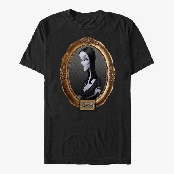 Tričko Merch MGM The Addams Family - Morticia Portrait Unisex T-Shirt Black M