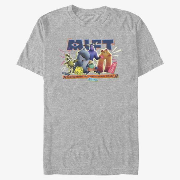 Tričko Merch Pixar Monsters At Work - Mift Comedians Unisex T-Shirt Heather Grey M