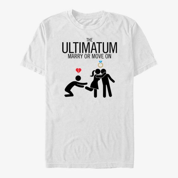 Tričko Merch Netflix The Ultimatum - Story Art Unisex T-Shirt White S