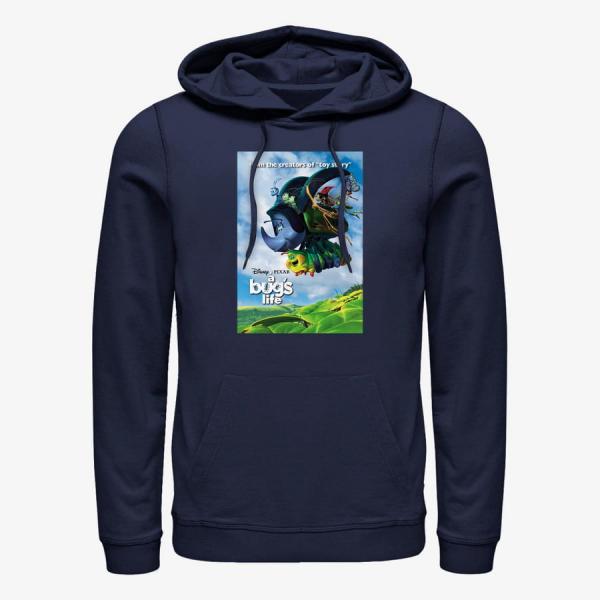 Queens Pixar A Bug's Life - Bugs Flying Poster Unisex Hoodie Navy Blue