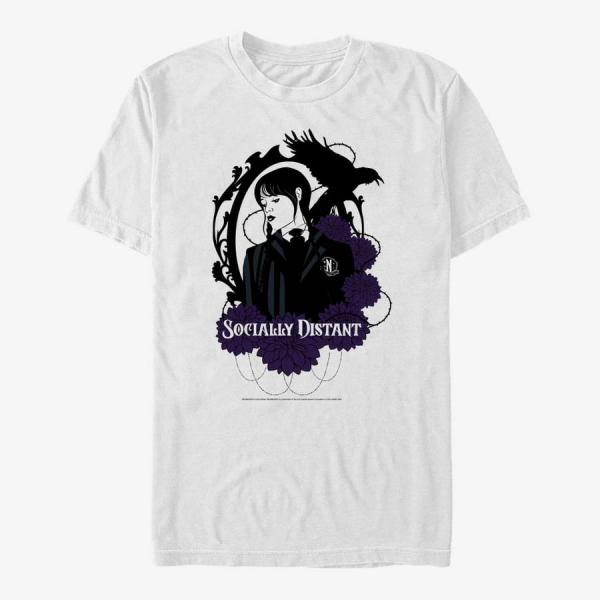 Queens MGM Wednesday - Socially Distant Unisex T-Shirt White