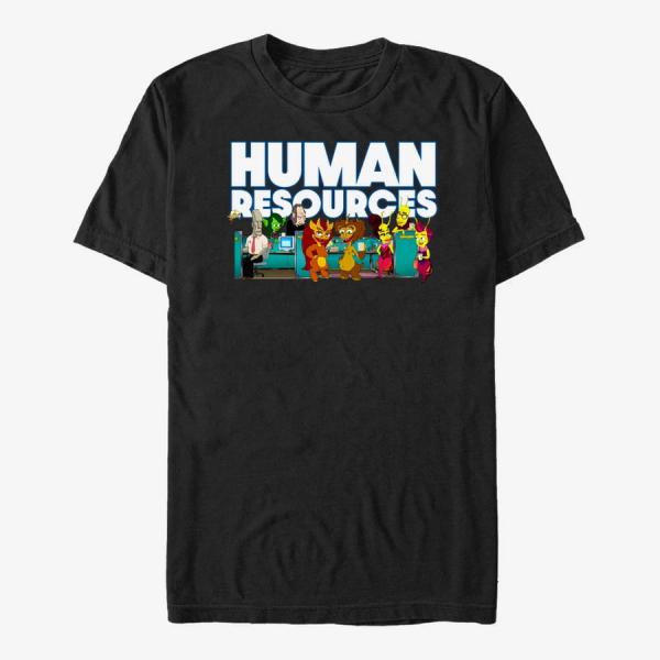 Tričko Merch Netflix Human Resources - Group Shot Unisex T-Shirt Black M