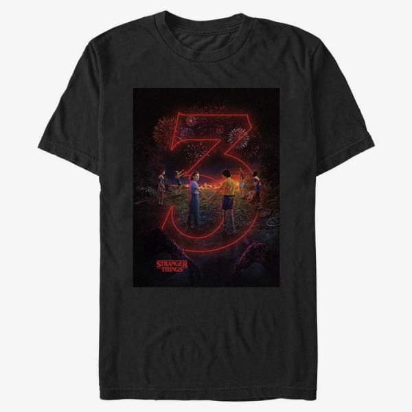 Queens Netflix Stranger Things - Season Three Unisex T-Shirt Black