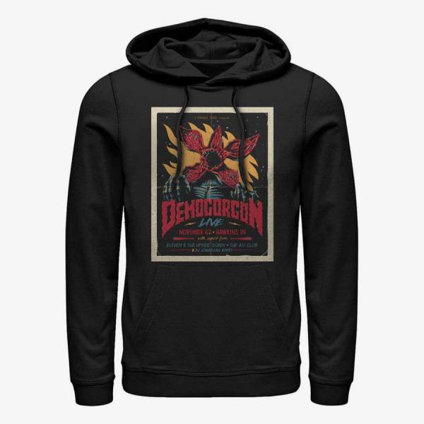 Mikina Merch Netflix Stranger Things - Gig Poster Unisex Hoodie Black XL