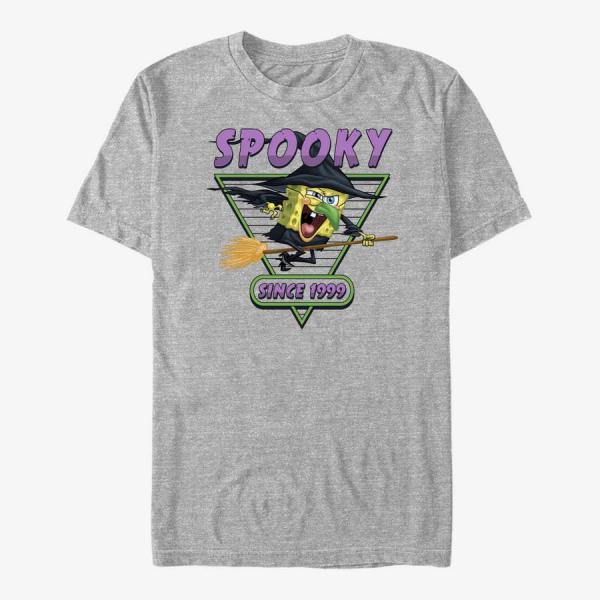Queens Paramount SpongeBob SquarePants - Spooky Since Unisex T-Shirt Heather Grey