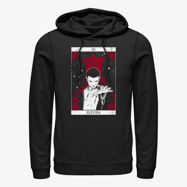 Queens Netflix Stranger Things - ELEVEN TAROT Unisex Hoodie Black