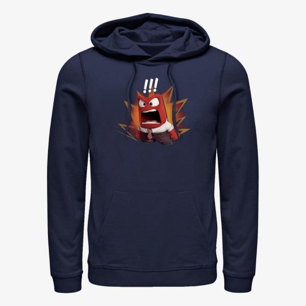 Queens Pixar Inside Out - Curse Word Unisex Hoodie Navy Blue
