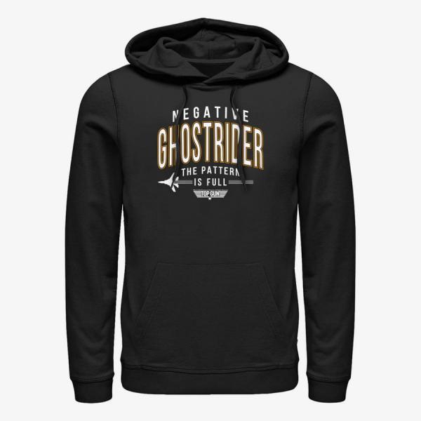 Queens Paramount Top Gun - Negative Ghostrider Unisex Hoodie Black