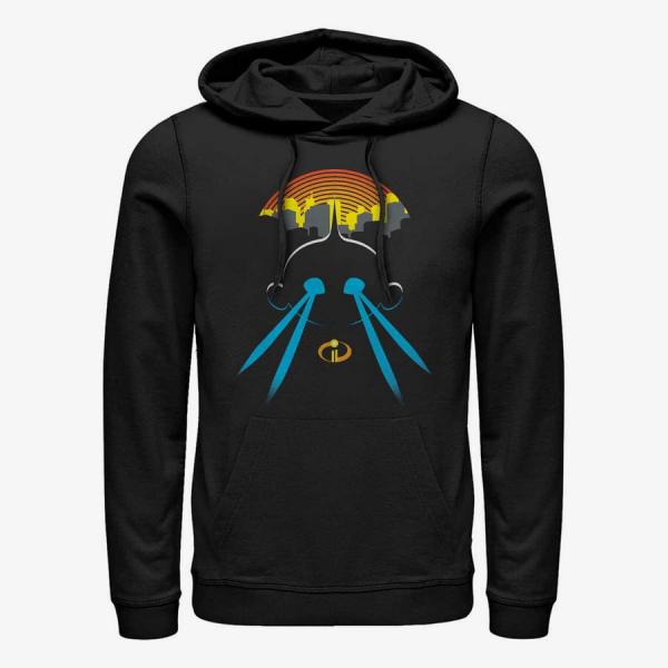 Queens Pixar Incredibles 2 - Lazer Eyes Unisex Hoodie Black