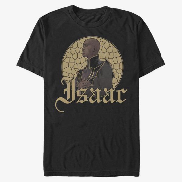 Queens Netflix Castlevania - Stained Glass Isaac Unisex T-Shirt Black