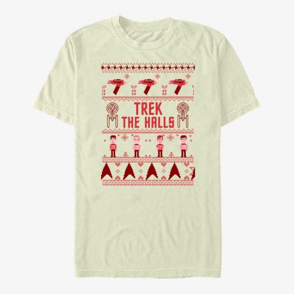 Queens Paramount Star Trek - Holiday Lighting Unisex T-Shirt Natural