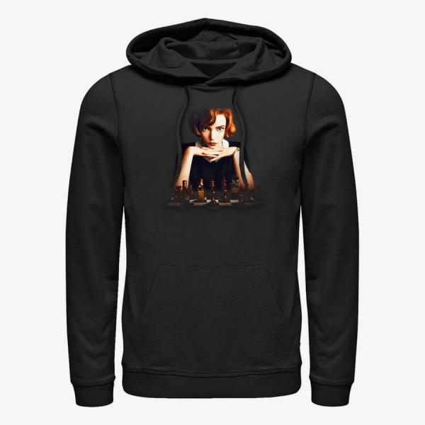 Queens Netflix The Queen's Gambit - The Queen Unisex Hoodie Black