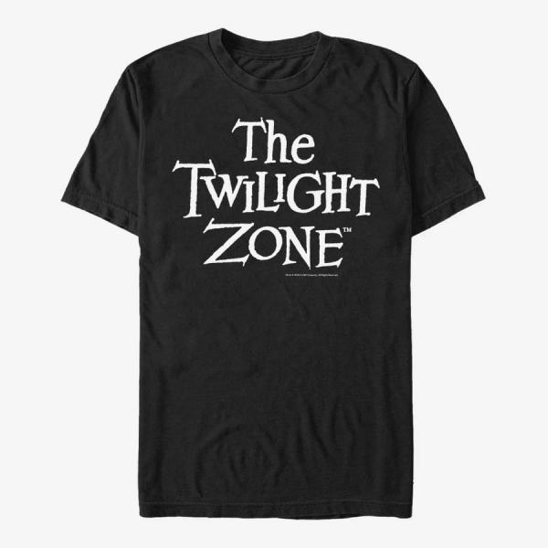 Tričko Merch Paramount Twilight Zone - Twilight Zone Logo Unisex T-Shirt Black S