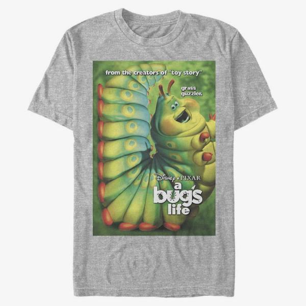 Tričko Merch Pixar A Bug's Life - Catepillar Poster Unisex T-Shirt Heather Grey M