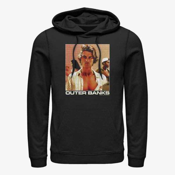 Mikina Merch Netflix Outer Banks - Waves Poster Unisex Hoodie Black L