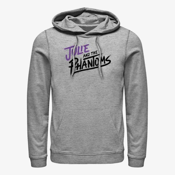 Queens Netflix Julie And The Phantoms - Stacked Logo Unisex Hoodie Heather Grey