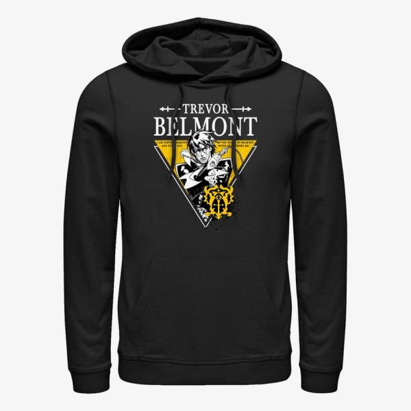 Mikina Merch Netflix Castlevania - Trevor Triangle Unisex Hoodie Black M