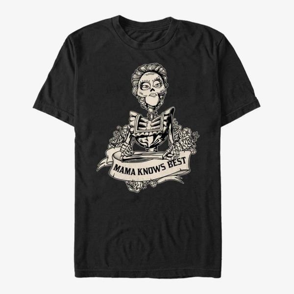 Queens Pixar Coco - Mom Knows Best Unisex T-Shirt Black